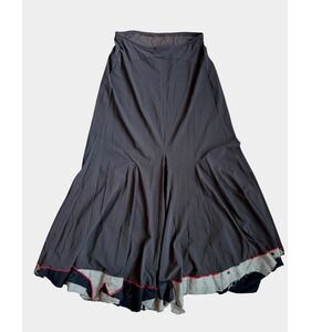 Marithé François Girbaud Deconstructed Maxi Skirt Avant Garde Y2K US 6